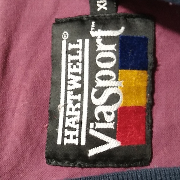 SALE! Vintage Hartwell Viasport Jean Bomber Jacket Sz.XL - Picture 6 of 8